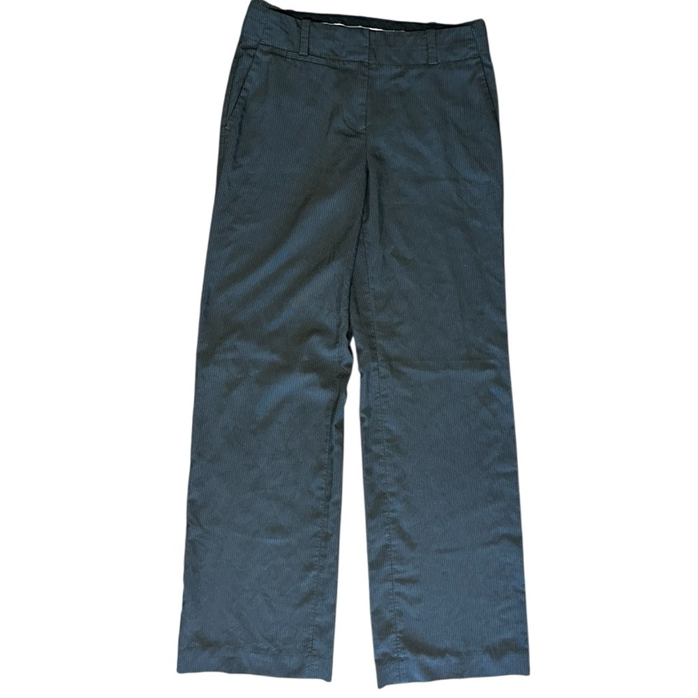 Ann Taylor striped gray pants 0